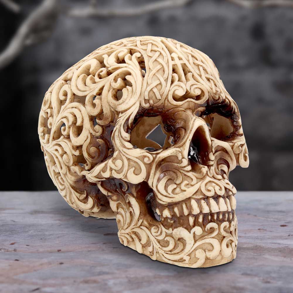 Celtic Decadence Skull Ornament