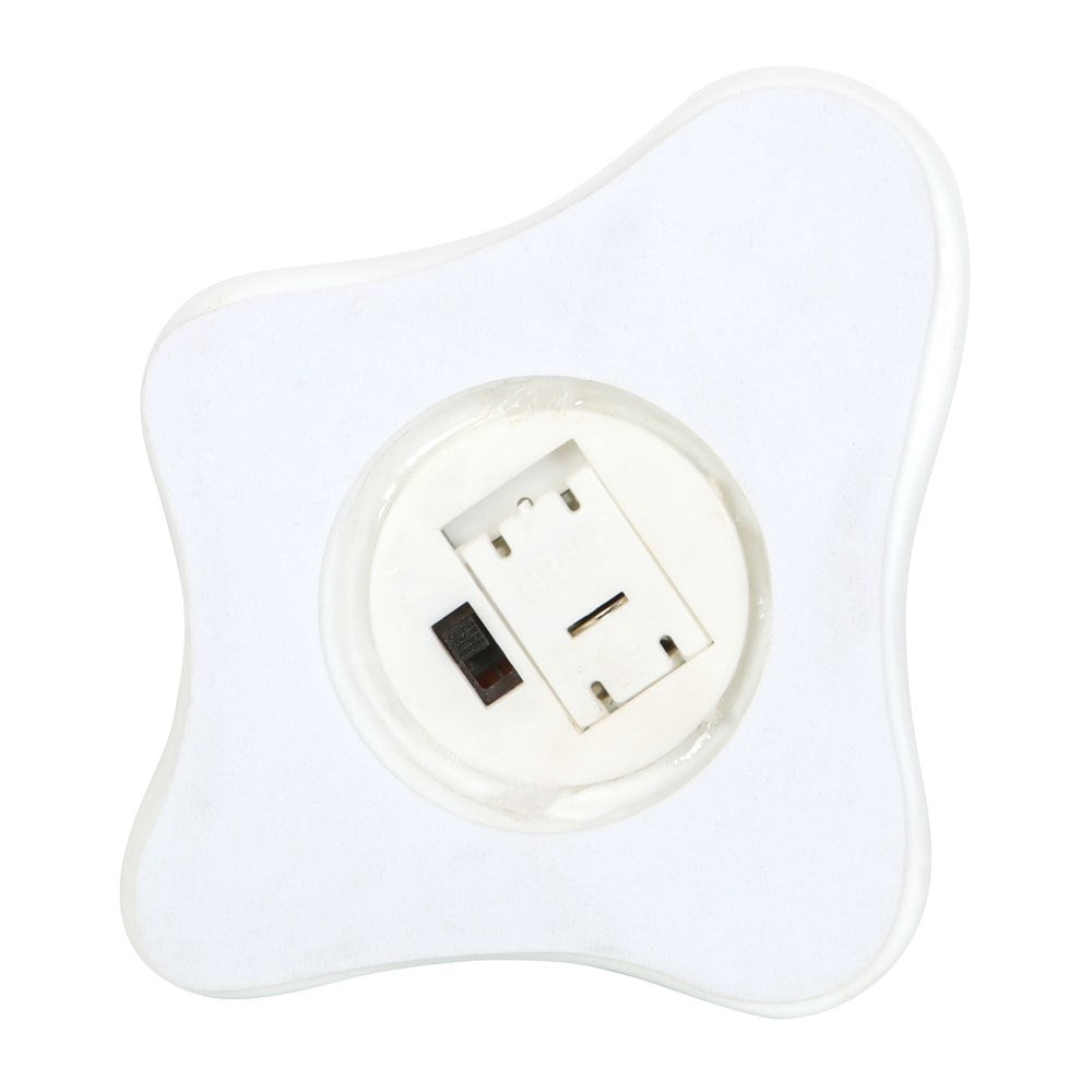 Ceramic LED ghost battery compartment and switch