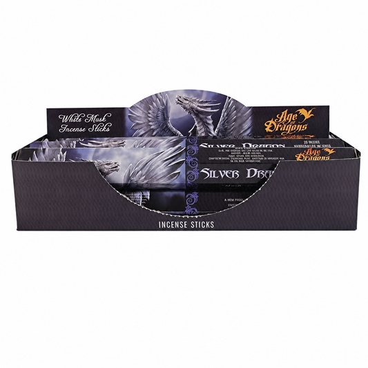 Anne Stokes Silver Dragon Incense Sticks (White Musk)