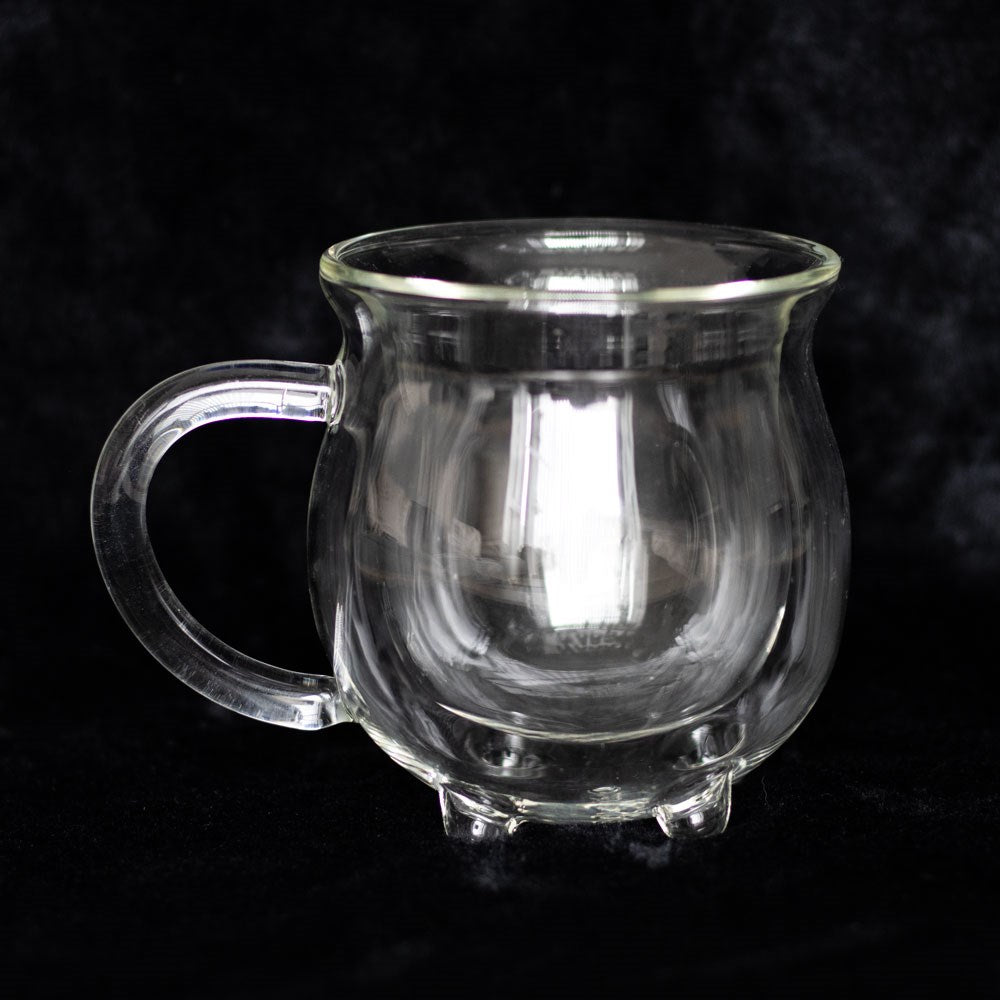 Clear Glass Cauldron Mug