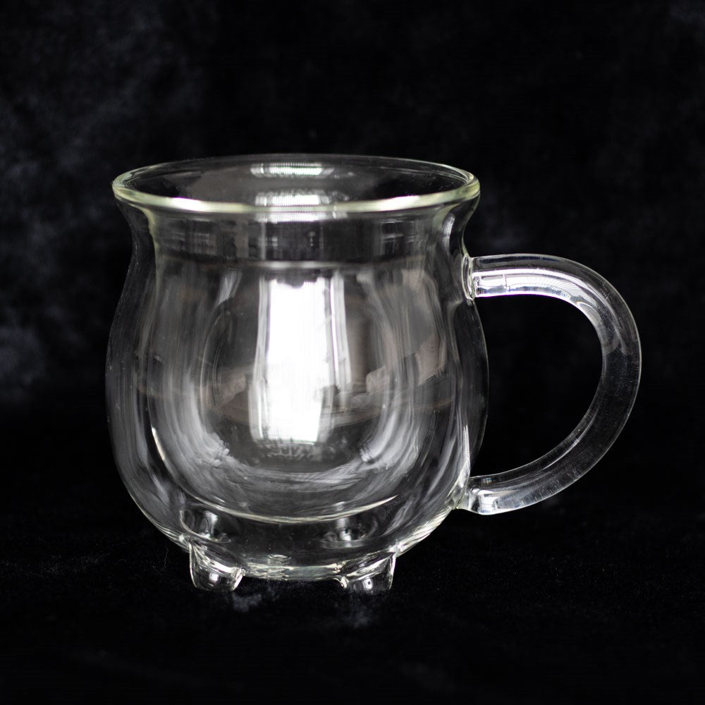 Clear Glass Cauldron Mug