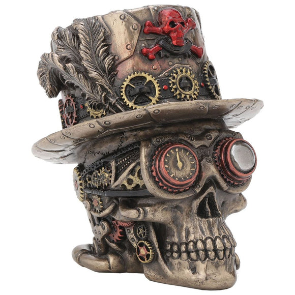Clockwork Baron Steampunk Skull
