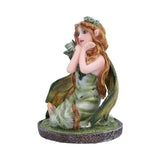 Clover Green Crystal Fairy Figurine