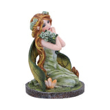 Clover Green Crystal Fairy Figurine
