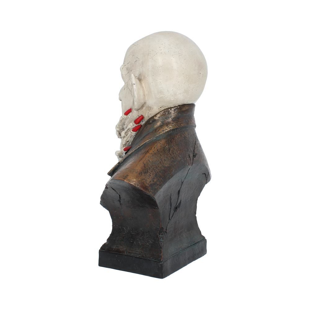 Count Dracula gothic horror bust side view