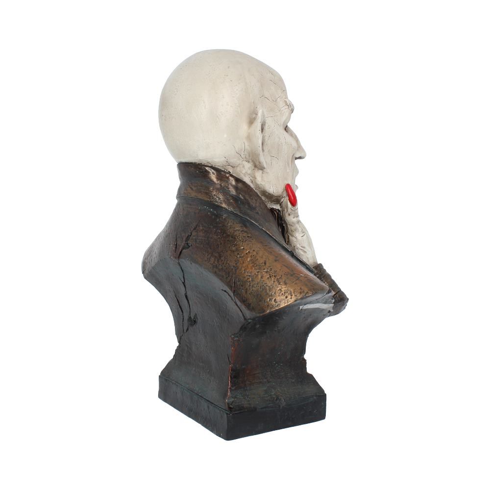 Count Dracula vampire bust showing neck detail