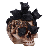 Cranial Litter Cats & Skull Ornament