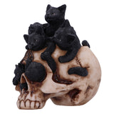 Cranial Litter Cats & Skull Ornament