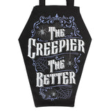 Creepy Coffin Shaped Tote Bag