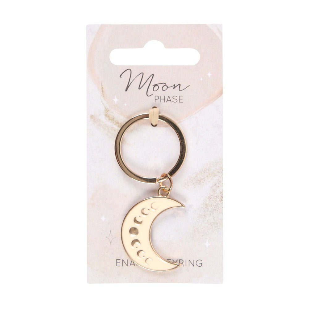 Crescent Moon Phase Keyring