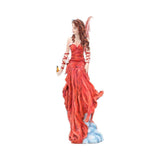Crimsonlily Red Moon Fairy & Butterfly Figurine