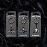 Crystal Spider Keyring