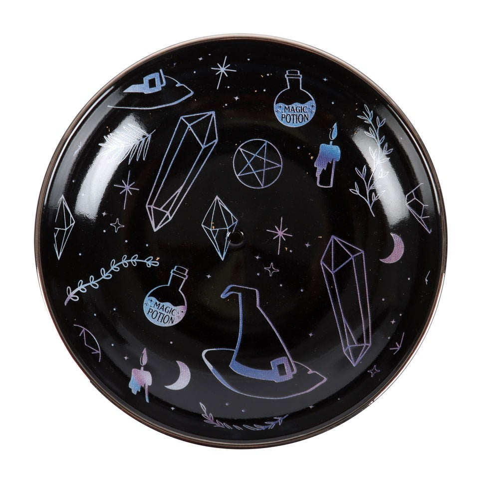 Crystal Witch Incense Holder