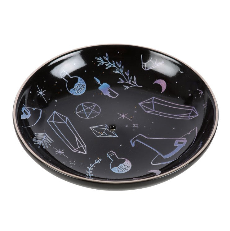 Crystal Witch Incense Holder