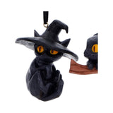 Curse and Claw Halloween Cats Hanging Ornaments
