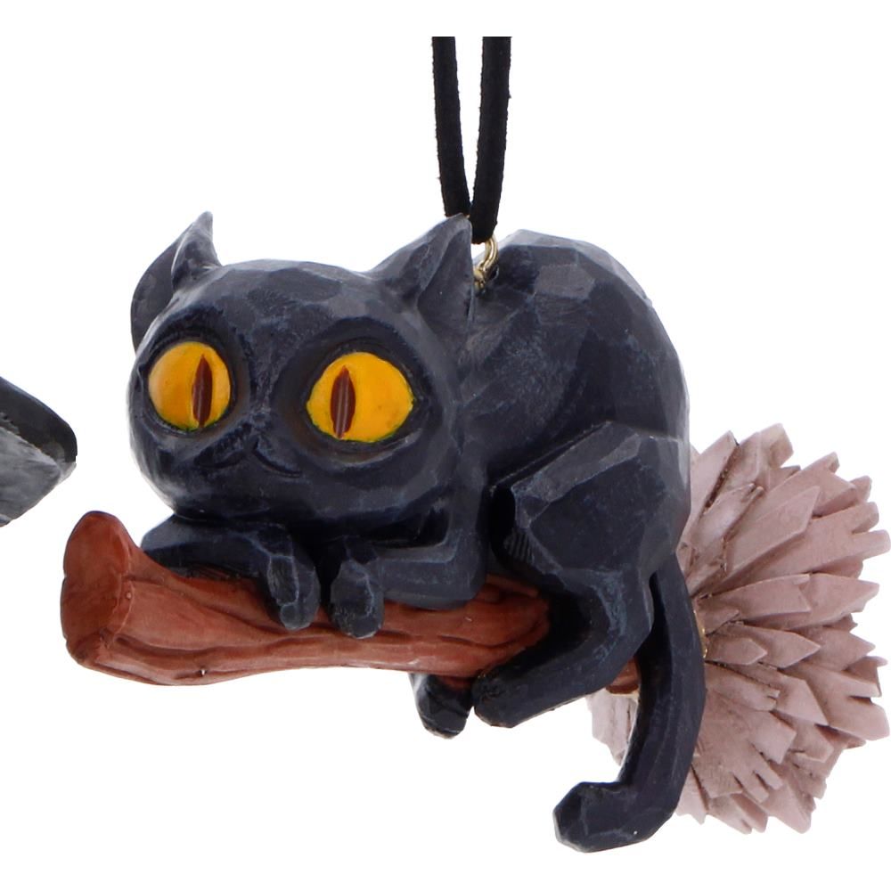 Curse and Claw Halloween Cats Hanging Ornaments