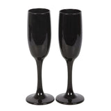 Set of 2 Dead Thirsty Champagne Flutes