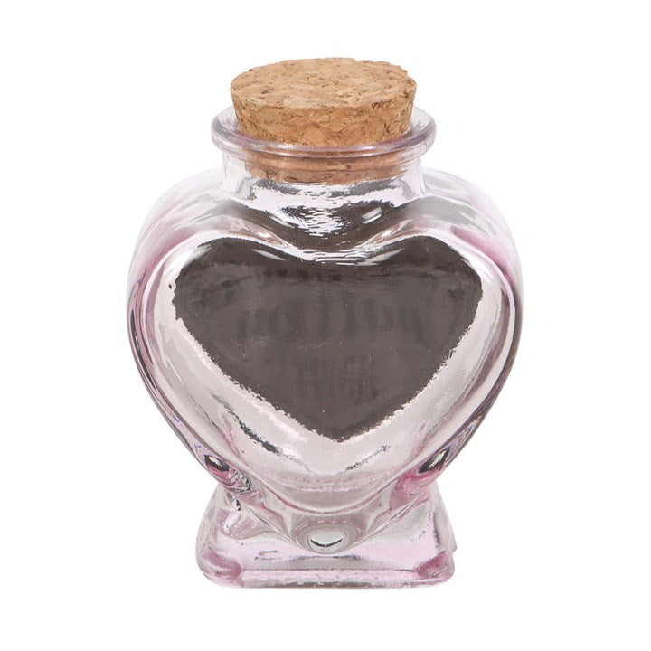 Love Potion Glass Heart Potion Bottle