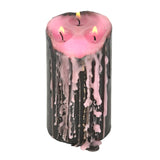 Large Pink Vampire Tears Pillar Candle
