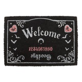 Pink and Black Ouija Board Doormat