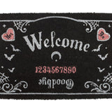 Pink and Black Ouija Board Doormat