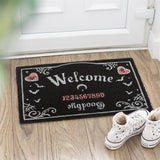 Pink and Black Ouija Board Doormat