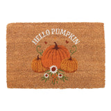 Autumn Days Hello Pumpkin Doormat