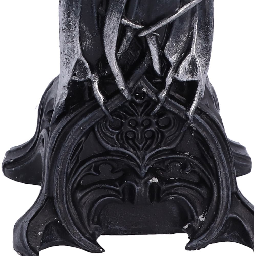 Dark Heart dragon candle holder base detail