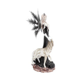 Dark Aura Fairy & Wolf Figurine