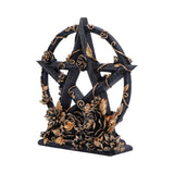 Dark Floral Pentagram Ornament