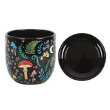 Dark Forest Plant Pot with Saucer