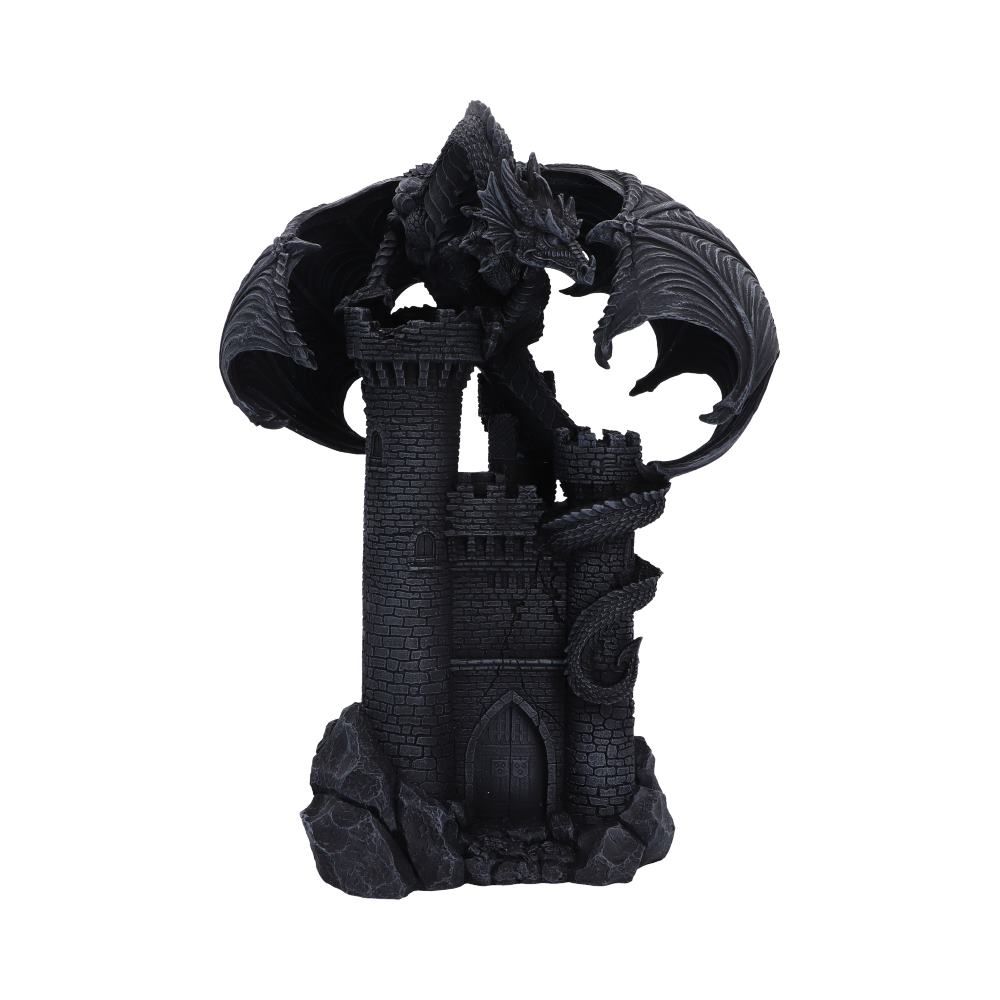 Darkwing Citadel dragon castle sculpture by Nemesis Now