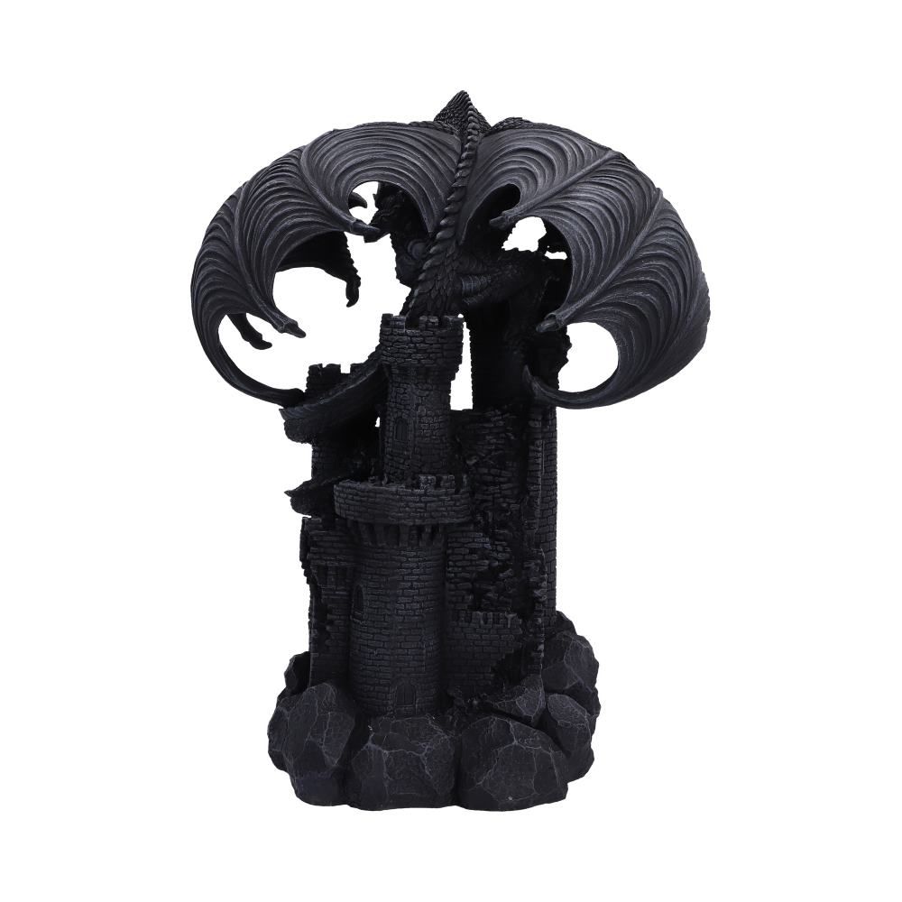 Back of Darkwing Citadel dragon castle sculpture