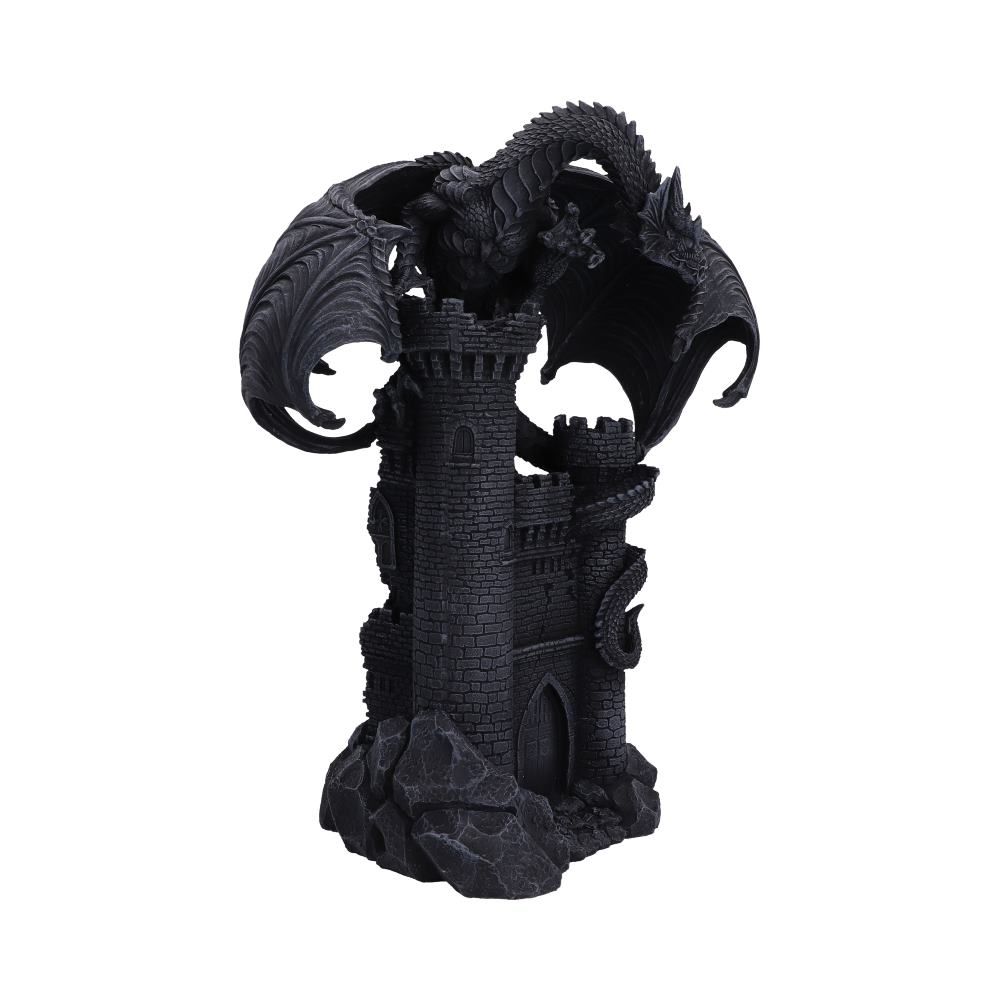 Darkwing Citadel dragon and castle side view