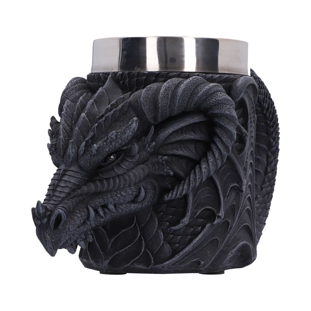 Darkwing Dragon 3D gothic tankard with black sculpted dragon design