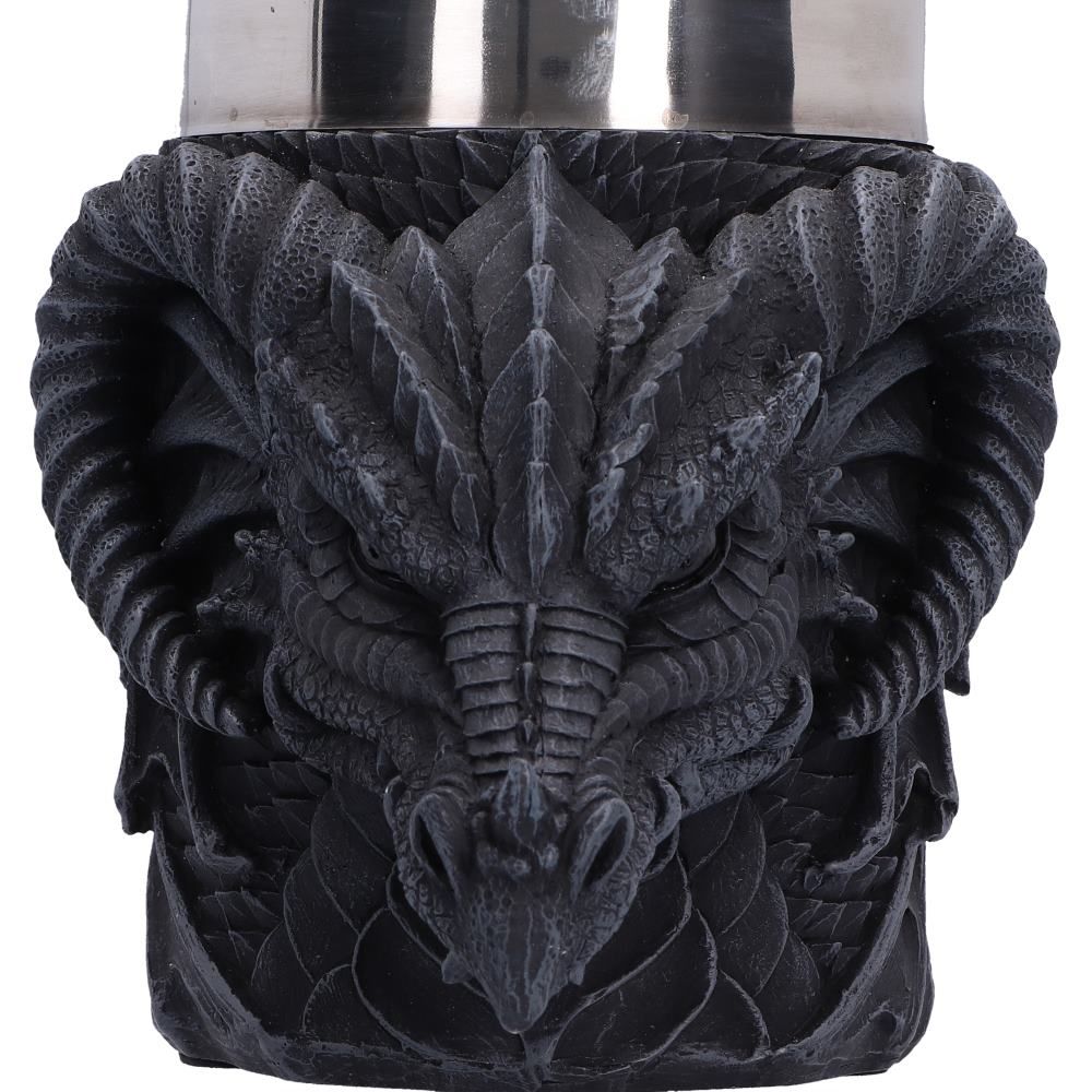 Darkwing Dragon gothic tankard with black sculpted dragon face