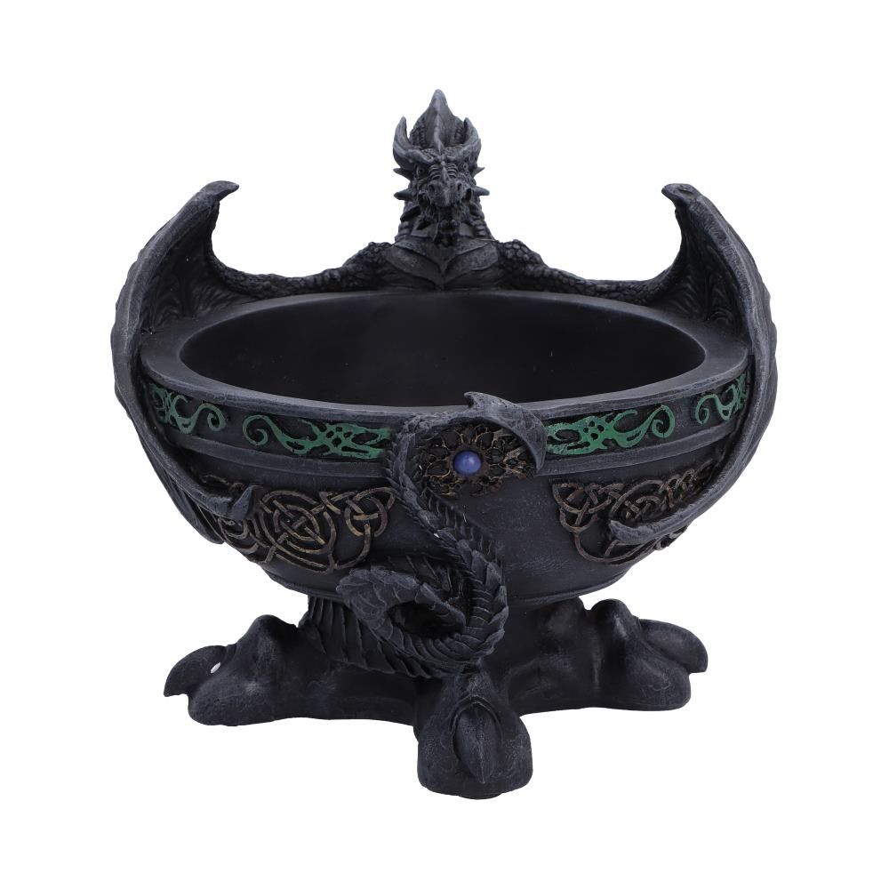 Darkwing Hoard gothic dragon trinket dish front view