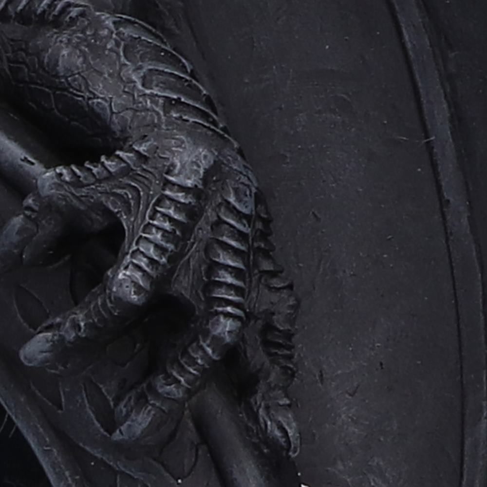 Sculpted wing detail on Darkwing dragon mirror