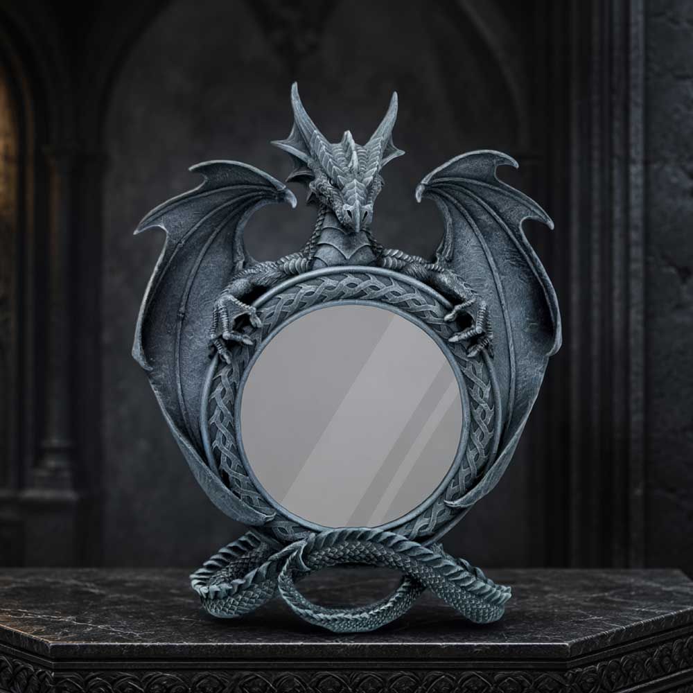 Darkwing Reflection Dragon Mirror gothic display