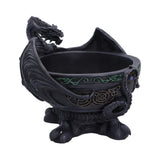 Nemesis Now Darkwing Hoard dragon dish side view