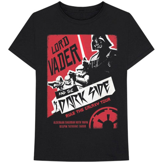 Darth Vader Rock Tour Star Wars black T-shirt
