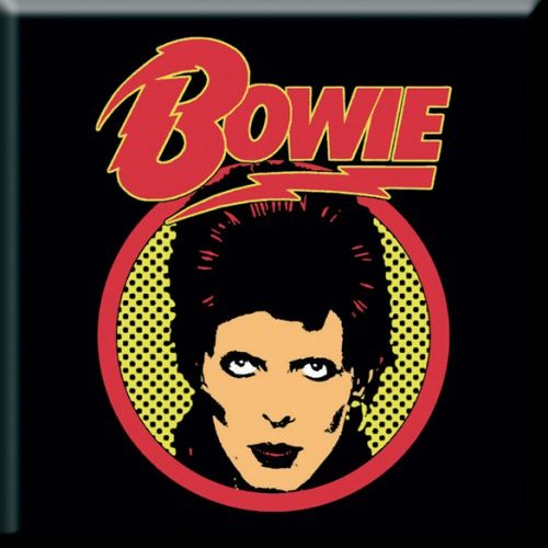 David Bowie Fridge Magnet:  Flash Logo