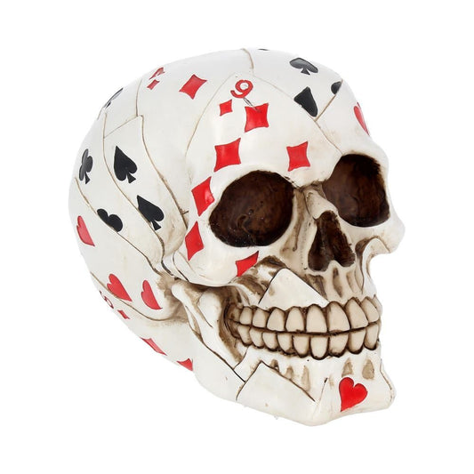 Dead Mans Hand Skull Ornament