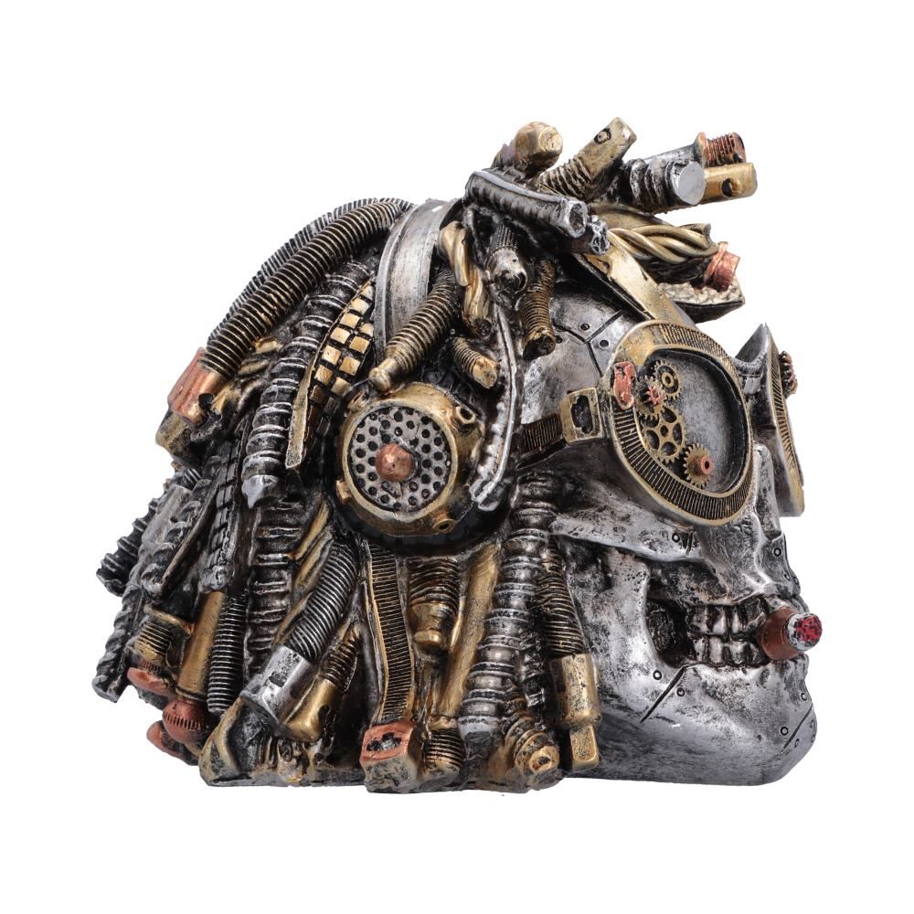 Deadlocked Steampunk Skull side view