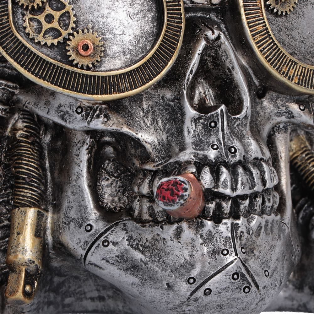 Deadlocked Steampunk Skull face and goggle detail