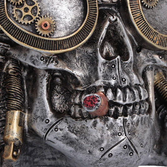 Deadlocked Steampunk Skull face and goggle detail
