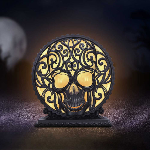 Deaths Embrace Skull Lamp