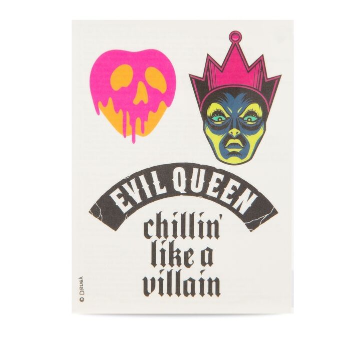 Disney Villains Temporary Tattoos set of 8 contents