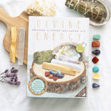 Divine Energy Smudge and Crystal Wellness Kit