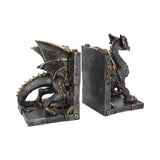 Dracus Machina Steampunk Dragon Bookends